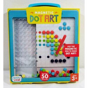 Magnetic Dot Art By Chuckle & Roar 50 Activities on 25 cards Sealed New Ages 3+